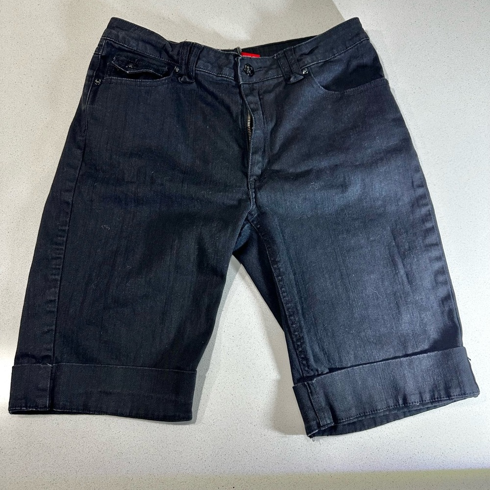 Women’s Black Denim Shorts size 15.